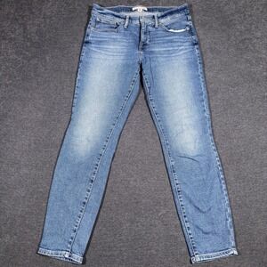 Lucky Brand Ava Mid-Rise Skinny Jeans Women's 6/28 Ankle Medium Wash Faded Boho